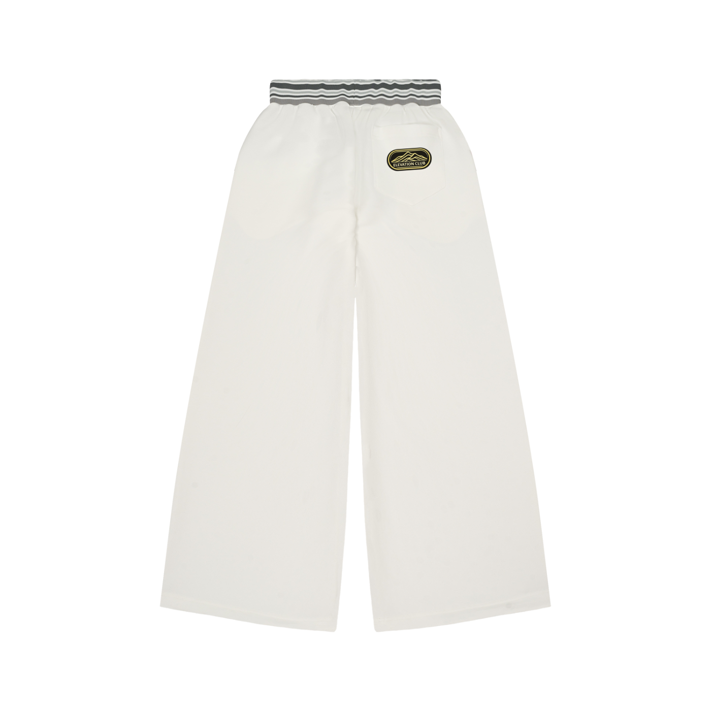Striped Waist Wide Leg Pants