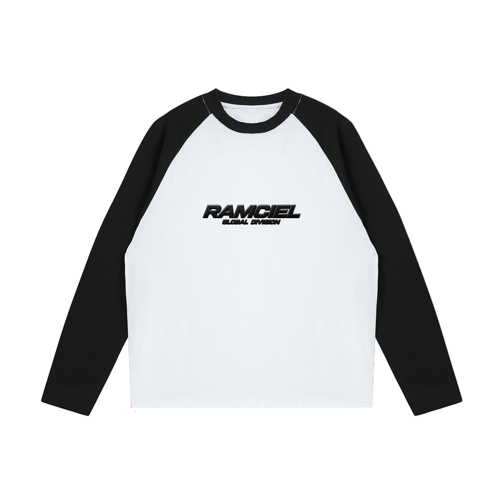 Color-Blocked Raglan Long-Sleeve T-Shirt