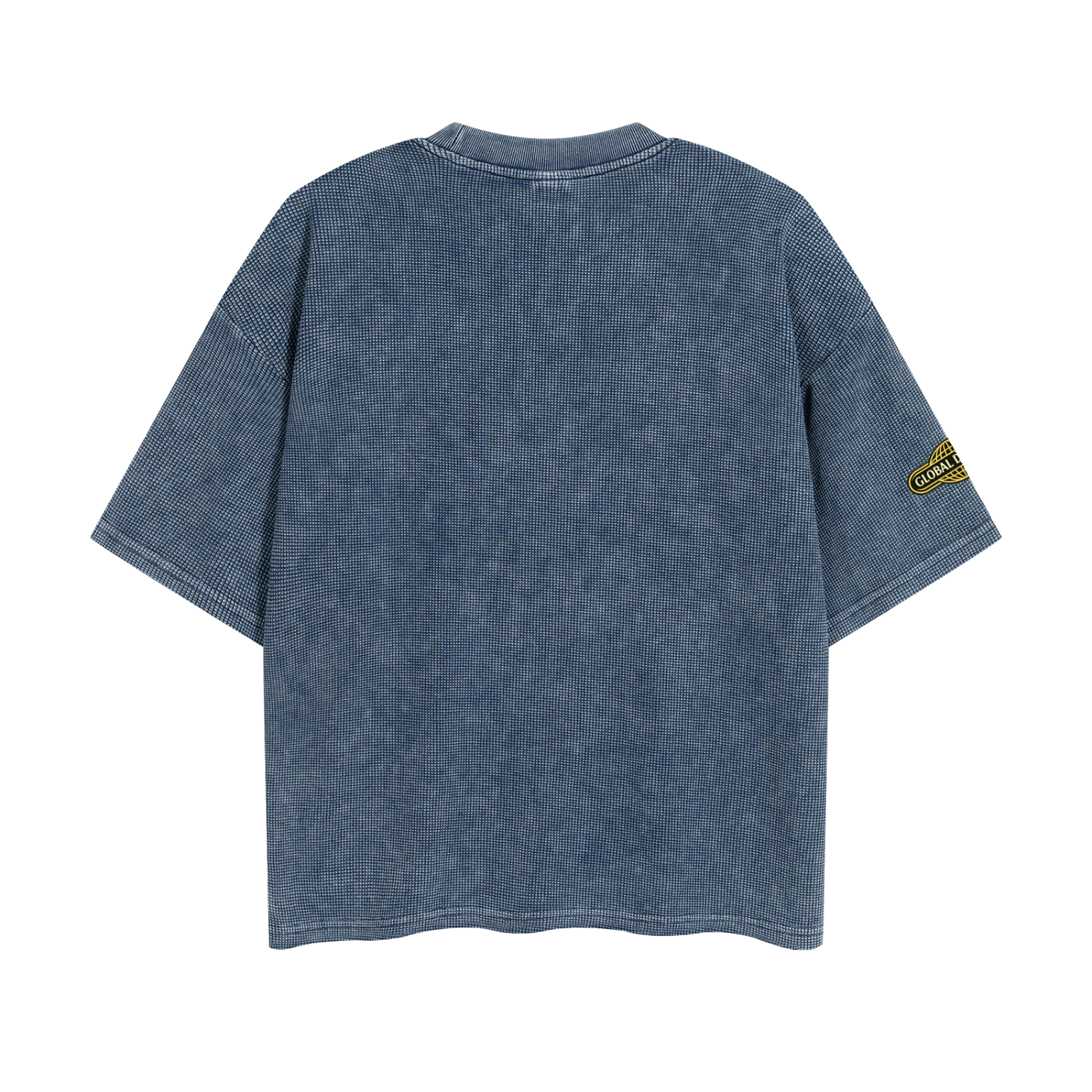 Textured Waffle Washed Boxy T-Shirt