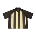 Unisex Striped Mesh Boxy Soccer Jersey